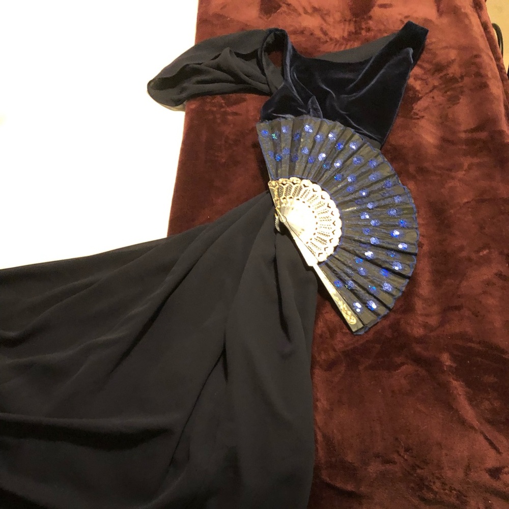 Navy Blue evening gown